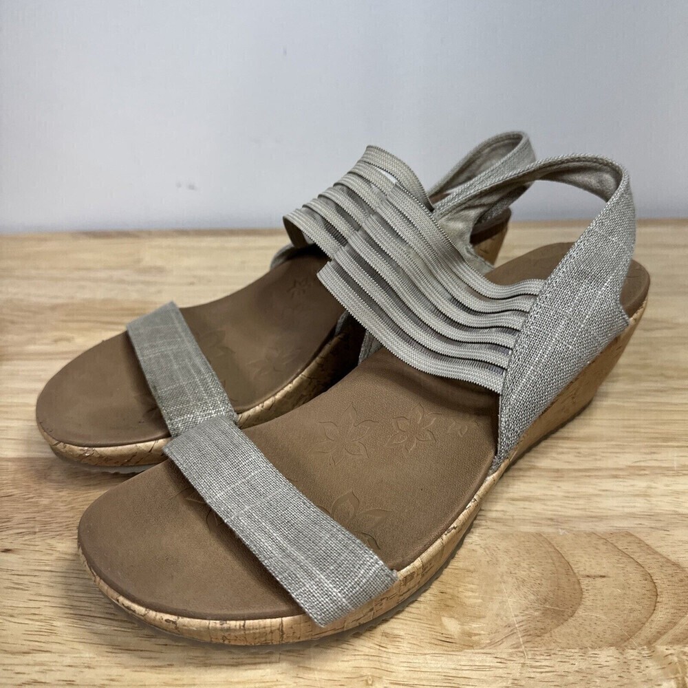 Skechers Cali Women's Beverlee Smitten Kitten Wedge Women's Sz 10
